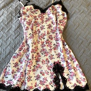 Silk nightie slip sleepwear